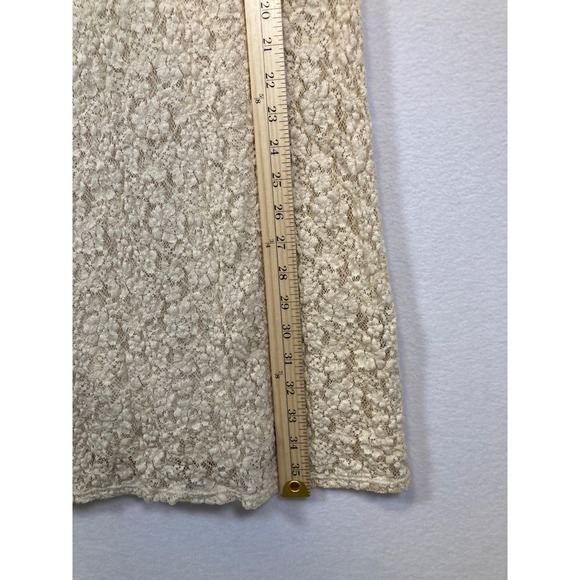 Daisy Fuentes Lace Sheath Dress Pearl Tank Style Size S - Picture 7 of 10